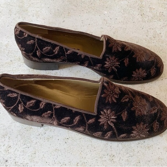 🤎 YSL YVES SAINT LAURENT Shoes Flats Loafers size 8.5 - Picture 2 of 8